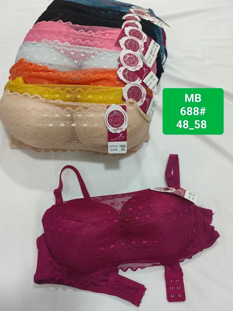 Lux Large Curtain Push-Up Bra – Code: 688#