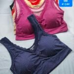 Luxe Polka Dot Lycra Top – Code: 4124#
