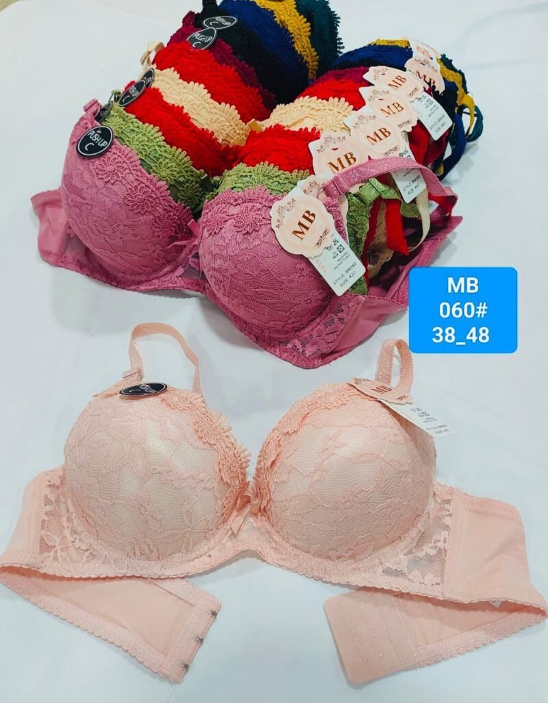 Lux Bush Bra with Lace, Medium  – Code: 060#